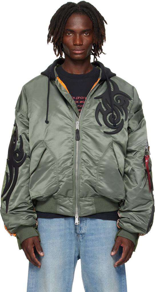Vetements Khaki Alpha Industries Edition Cargo Reversible