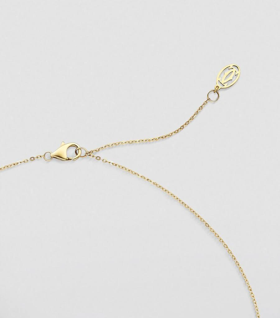 Cartier Mixed Gold and Diamond Trinity Necklace 3