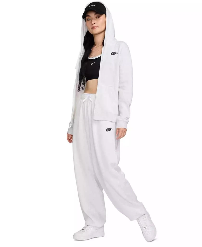 NIKE Women's Sportswear Club Fleece Full-Zip Hoodie 5