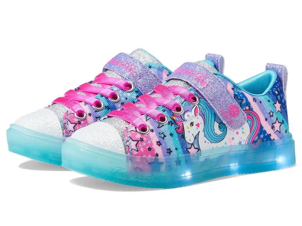 SKECHERS KIDS Twinkle Sparks - Sequin Party 314812N (Toddler) キッズ・ジュニア スニー Skechers Kids\u0027 Twinkle Sparks Ombre Flutter Sneaker Little⁄Big Kid