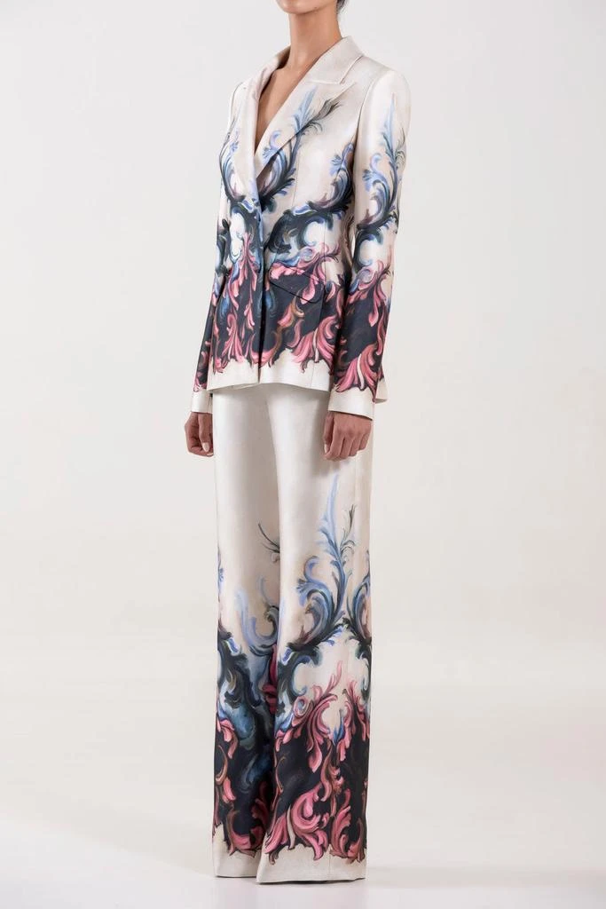 Saiid Kobeisy Mikado Pique Printed Jacket 2