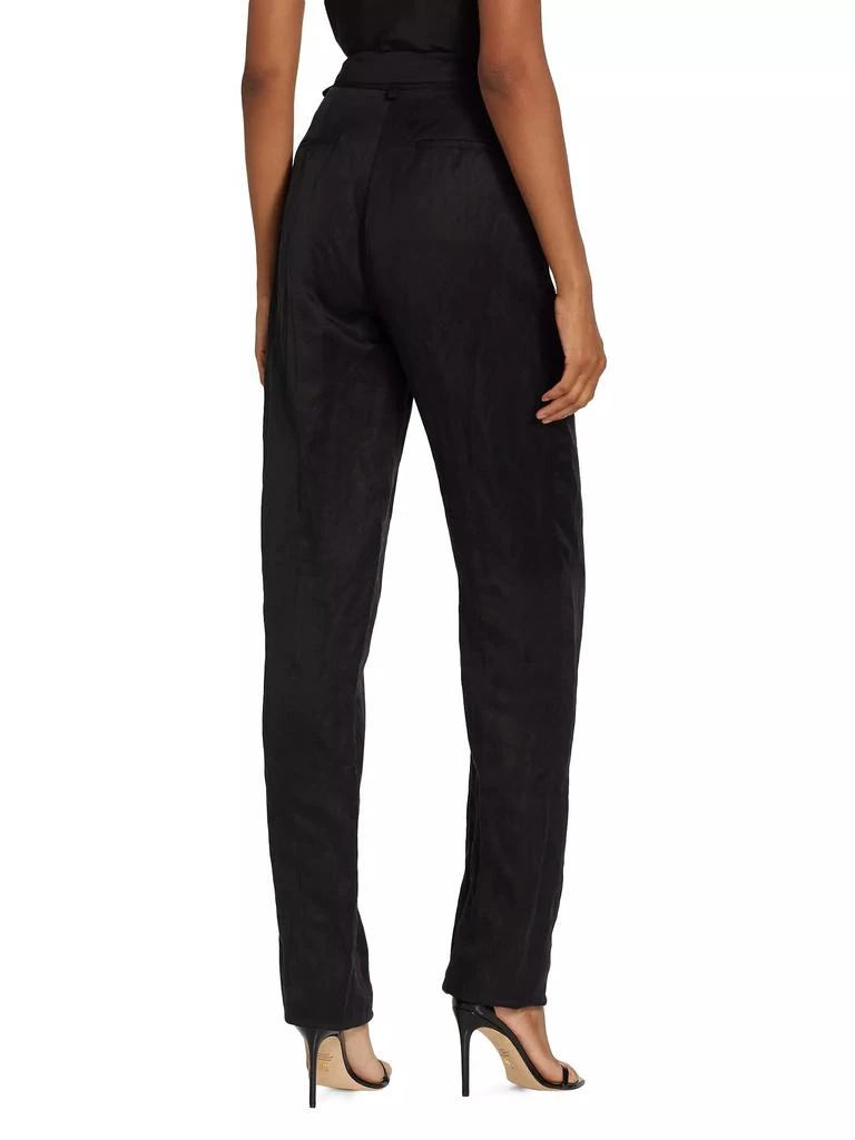 Jason Wu Straight-Leg Linen-Blend Pants 5