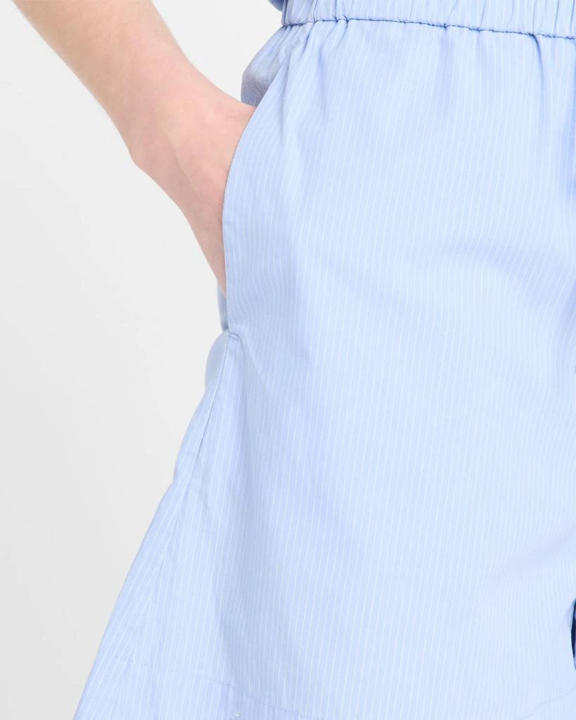 BY MALENE BIRGER Ifeion Striped Organic Cotton Shorts 5