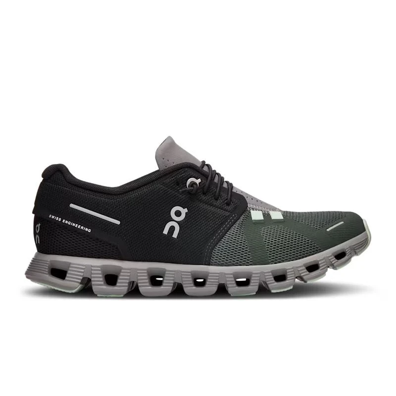 On On Cloud 5 59-98158 Sneakers Women's 5 Black Lead Athletic Running Shoes KHD2392 2