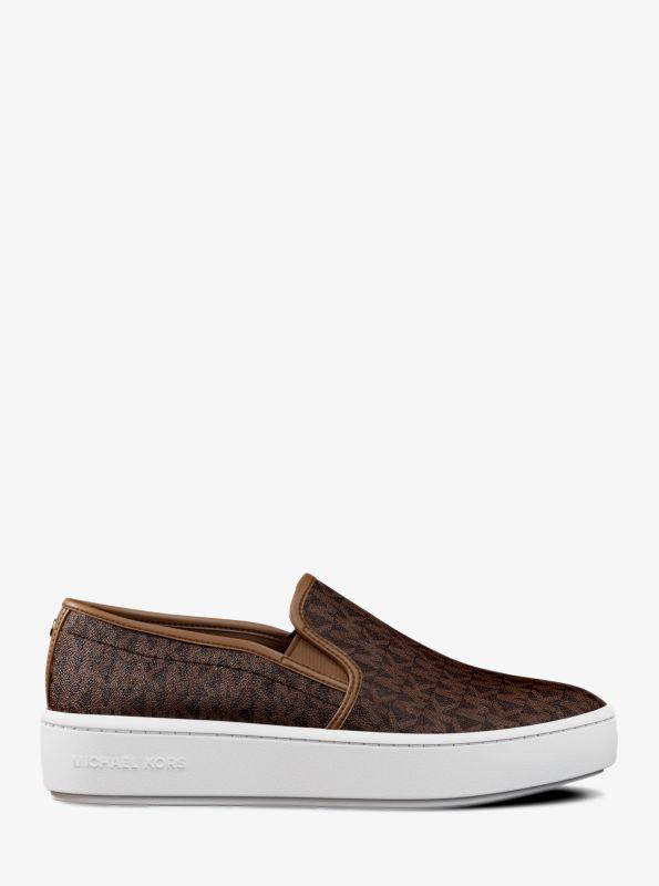 Michael Kors Teddi Signature Logo Slip-On Sneaker