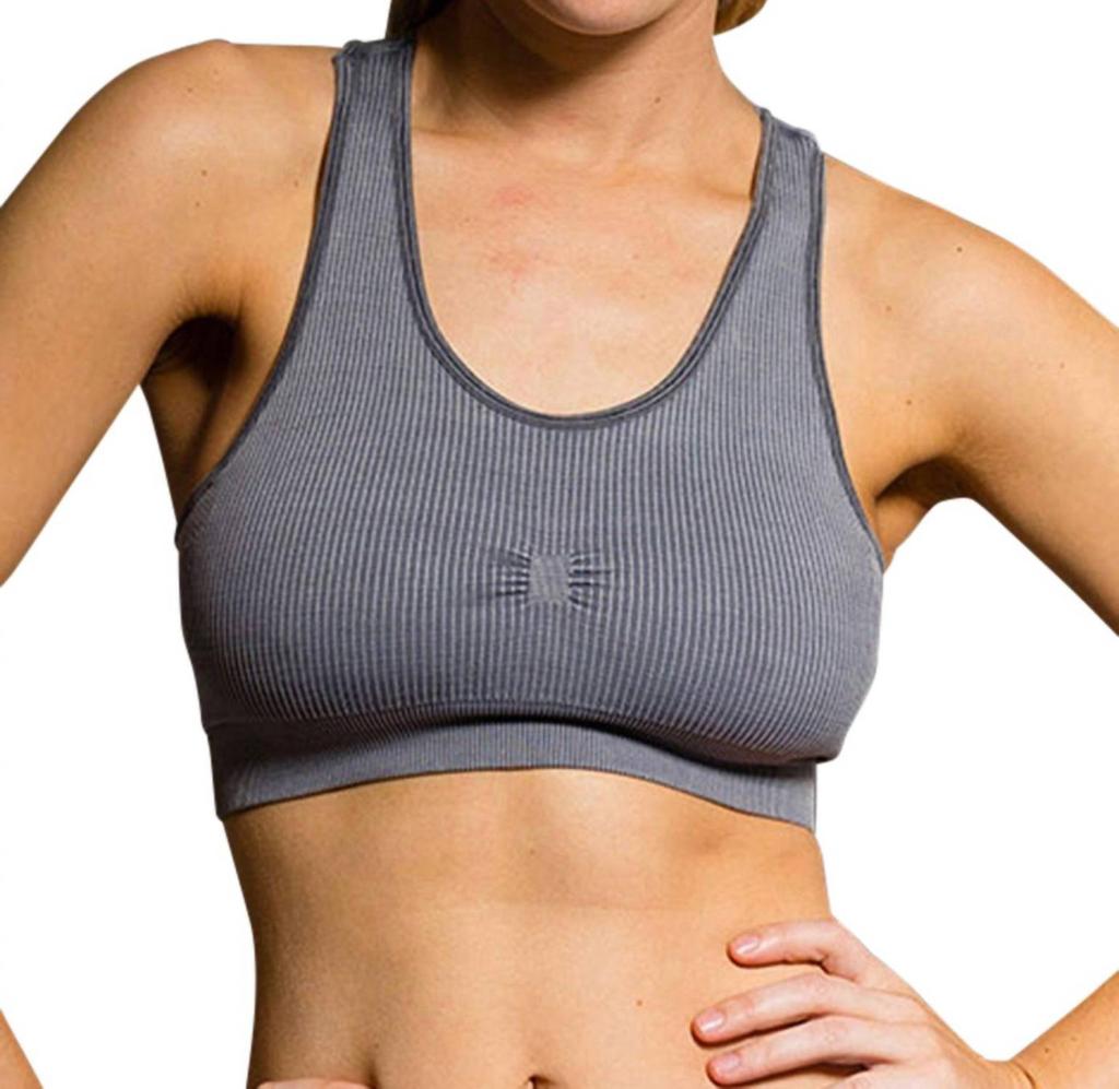 Onzie Seamless Stonewash Low Impact Sports Bra