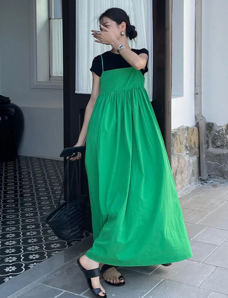 Pixie Market Green Empire Dress 5
