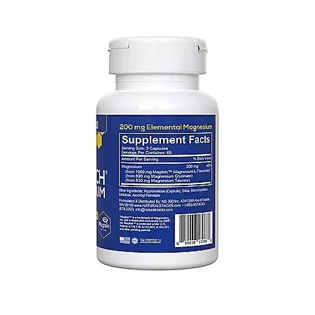 MagTech Natural Stacks MagTech Magnesium Capsules, 195 ct. 2