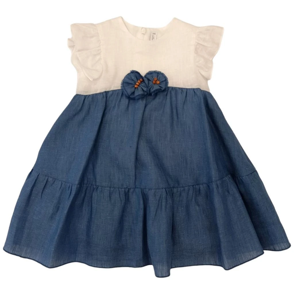 Barcellino Barcellino - White/blue 110310 dress 1