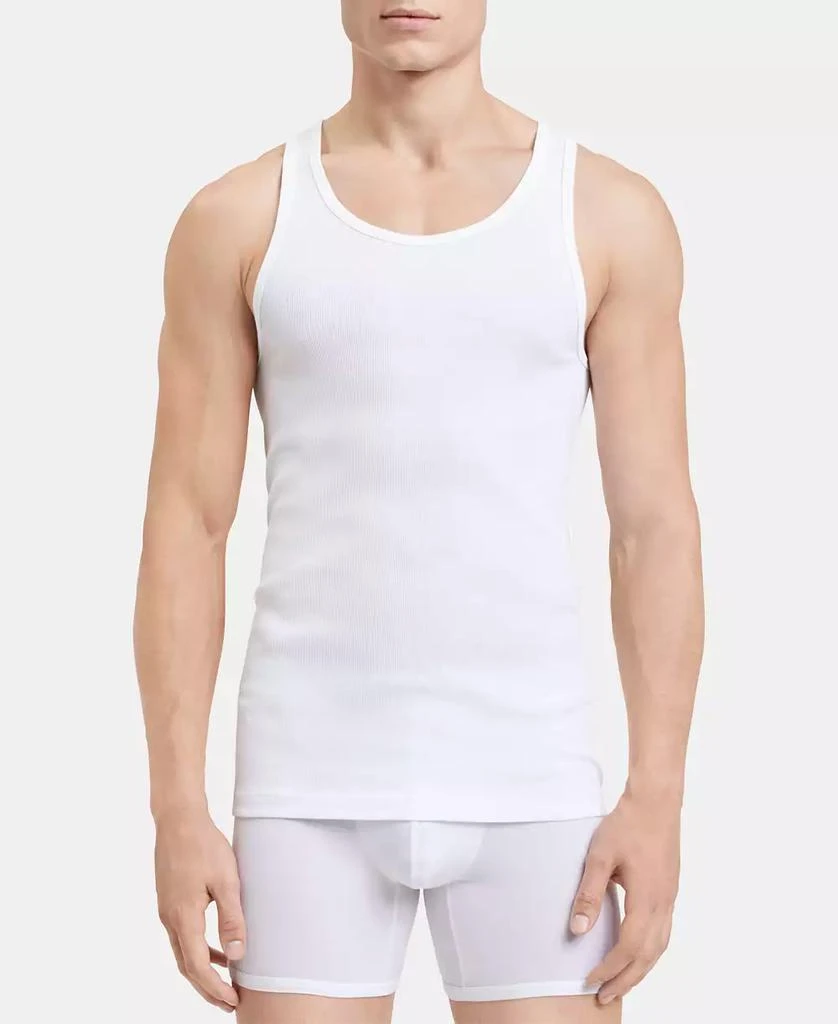 Calvin Klein Men's 5-Pack Cotton Classics Tank Top Undershirts 2