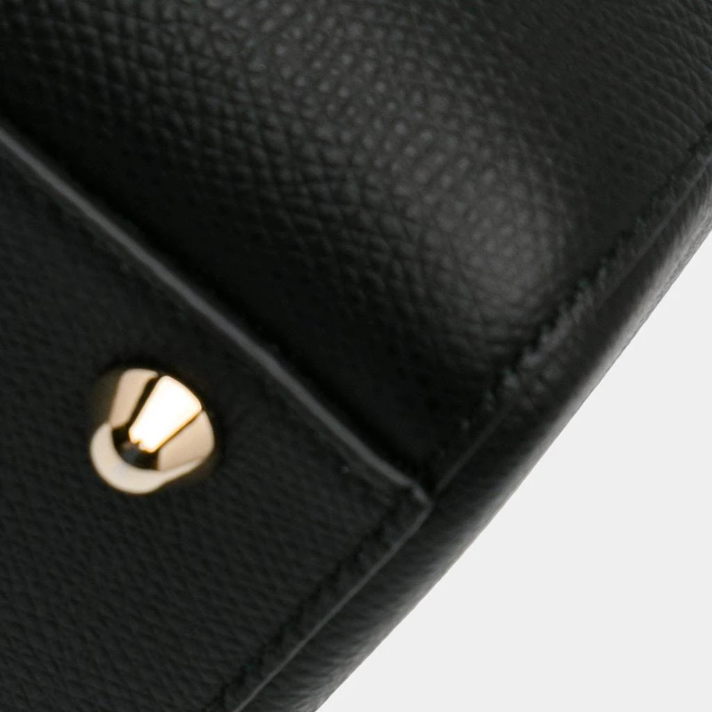 Dior Dior Black Large Grained Calfskin Lady Dior 11