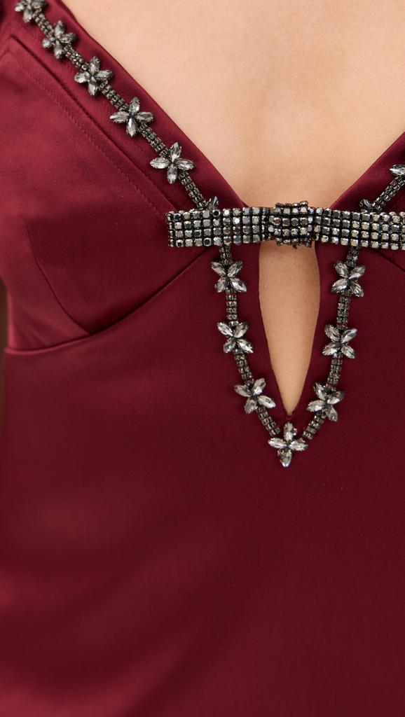 Shop Satin Strappy Mini Dress on Sale at BeyondStyle – Get