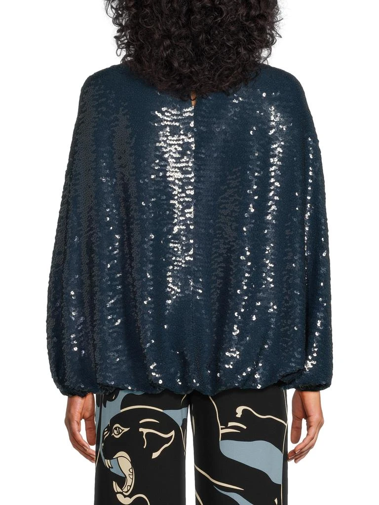 Valentino Sequined Silk Top 2