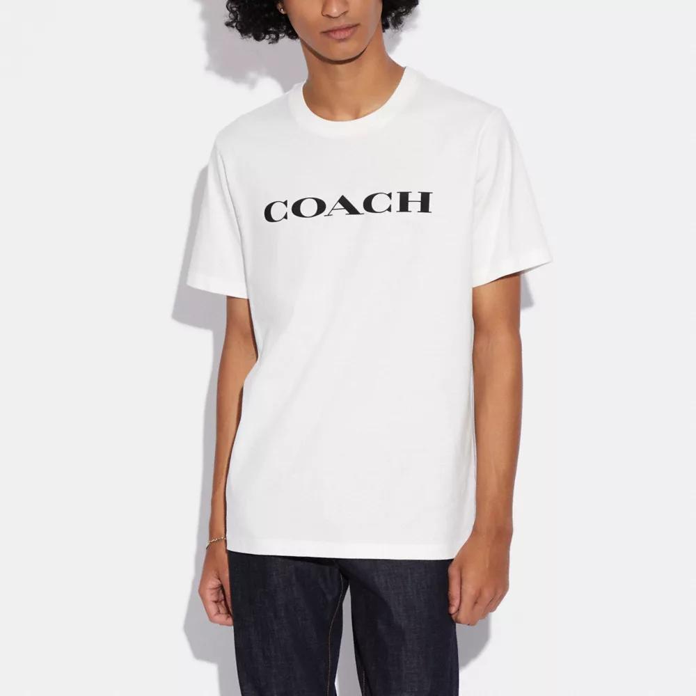 国内発! COACH★Essential T Shirt In Organic Cotton★メンズ Coach Essential T Shirt In Organic Cotton - BeyondStyle