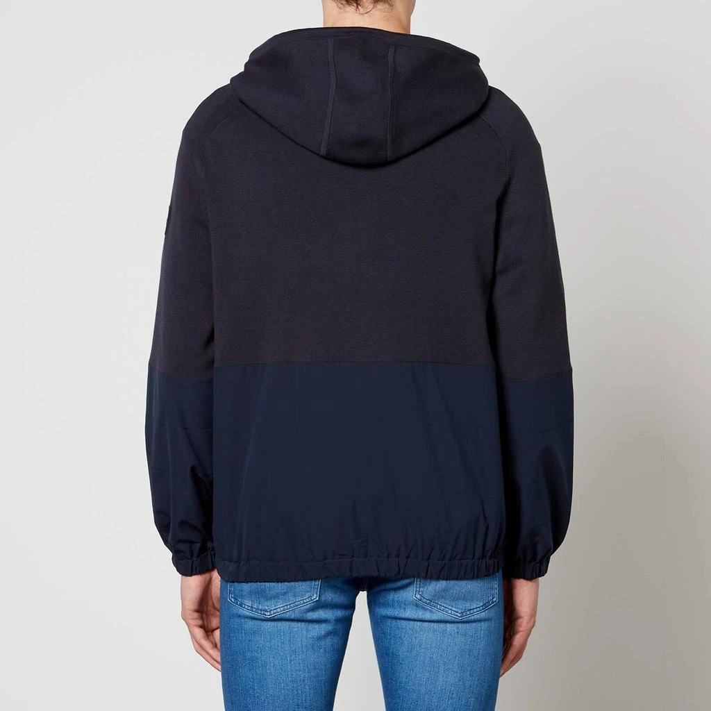 Hugo Boss BOSS Green Marbak Colour-Block Cotton-Blend Zip-Up Hoodie 2