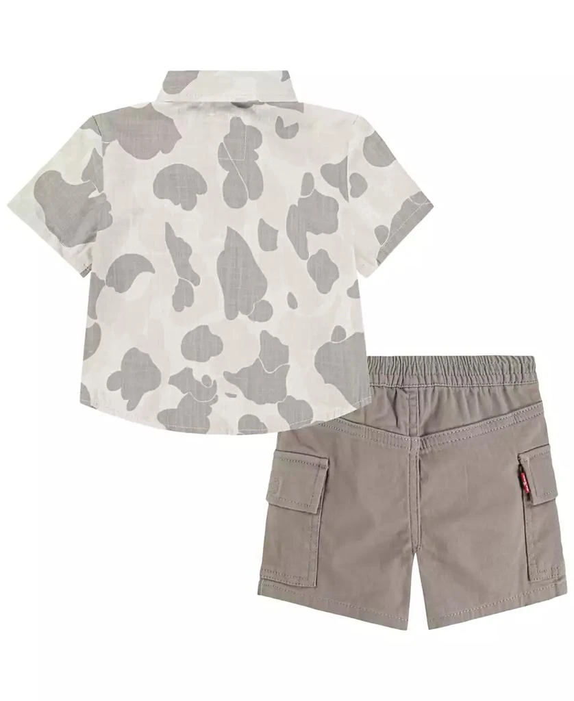 Levi's Little Boys 2-Piece Woven Shirt and Cargo Shorts 2