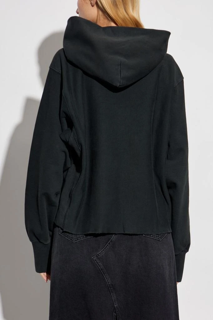 MAISON MARGIELA Maison Margiela Long Sleeve Logo Appliqué Hoodie 3