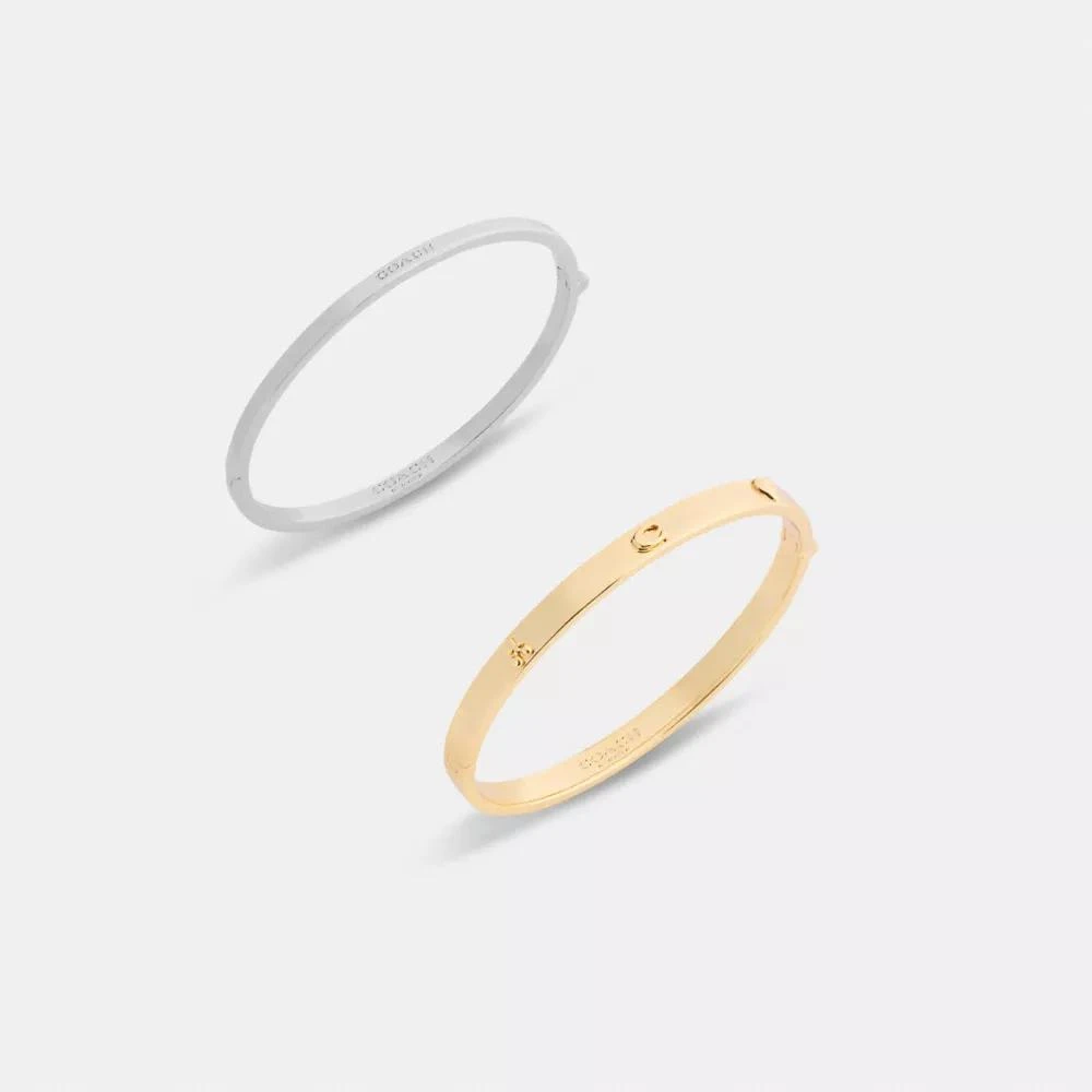 Coach Heart And Cherry Bangle Set 2