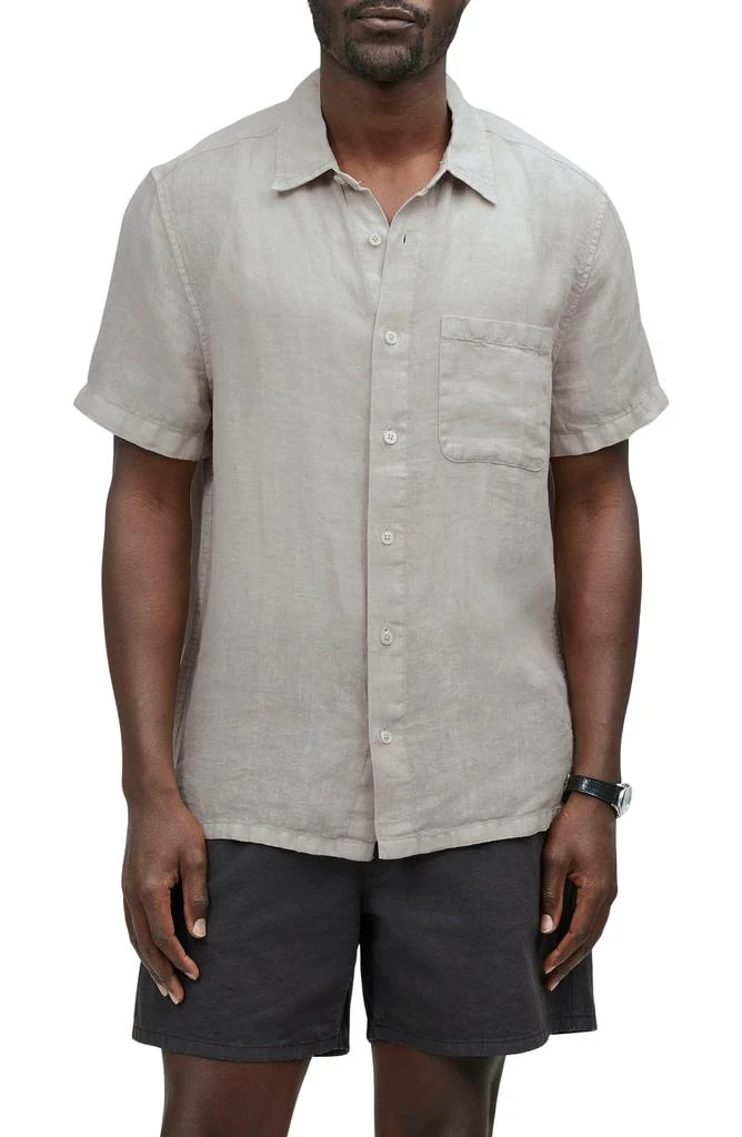 Madewell Easy Linen Short-Sleeve Button-Up Shirt 1