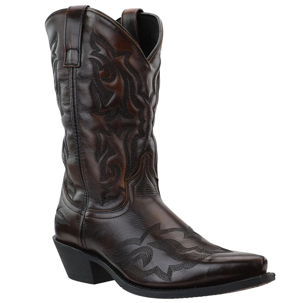 Laredo Hawk Embroidered Snip Toe Cowboy Boots 2