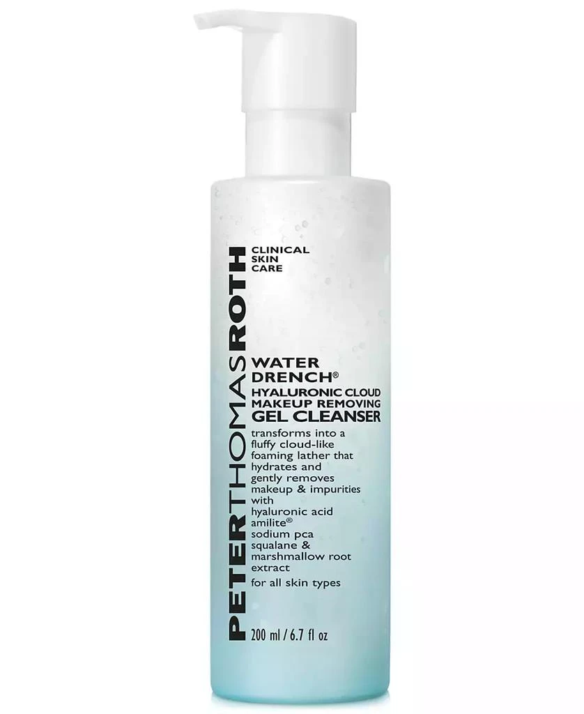 Peter Thomas Roth Water Drench Hyaluronic Cloud Makeup Removing Gel Cleanser, 6.7-oz. 1