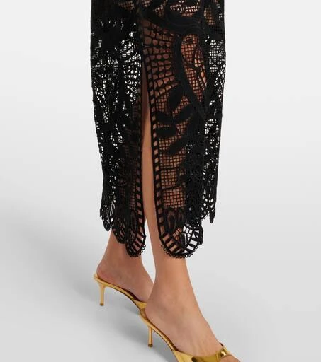 Farm Rio Nature guipure lace maxi dress 5
