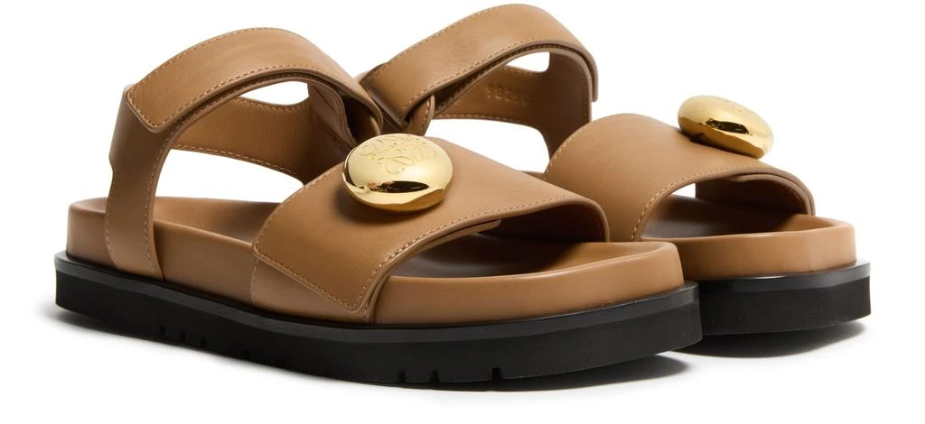 Loewe Pebble fussbett sandal in soft calfskin 3