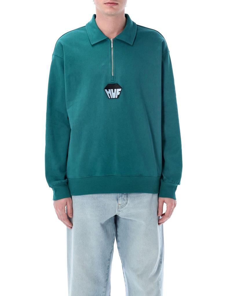 HUF HUF Big Block Zip Terry Sweater