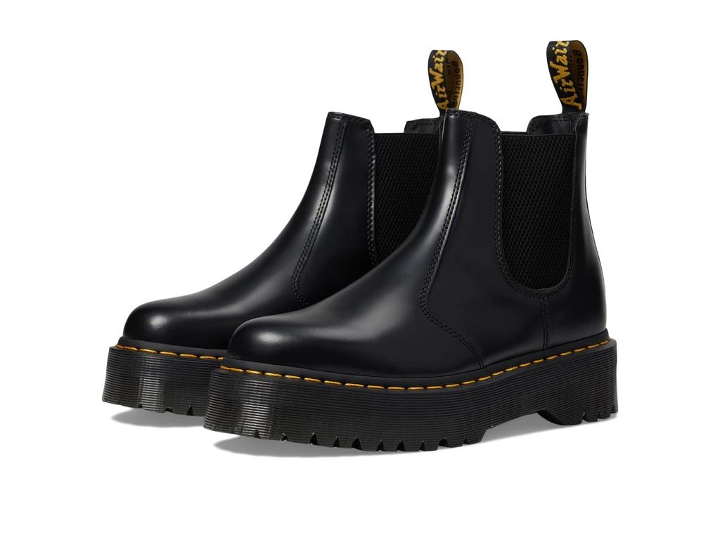 Dr. Martens 2976 Quad Smooth Leather Platform Chelsea Boots 1