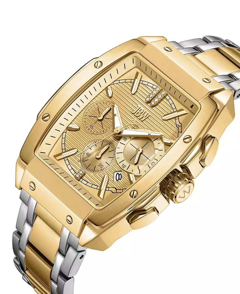 Jbw Men's Echelon Diamond Gold-Plated Stainless-Steel Watch 3