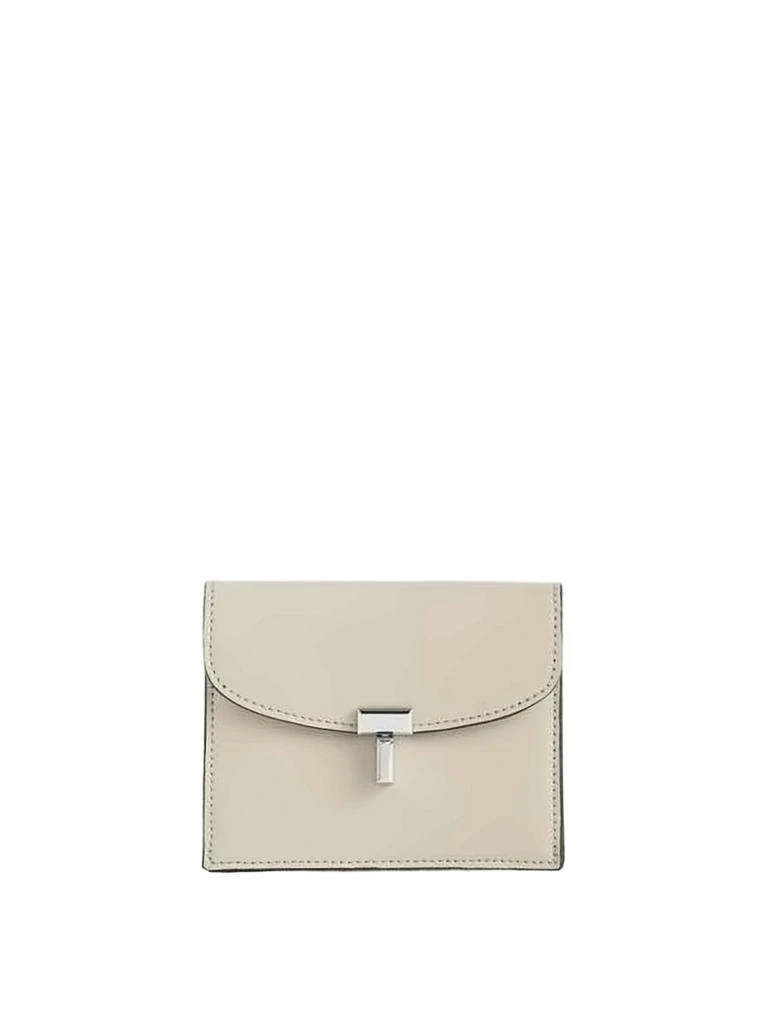 Totême Compact Rectangular Smooth Leather Wallet