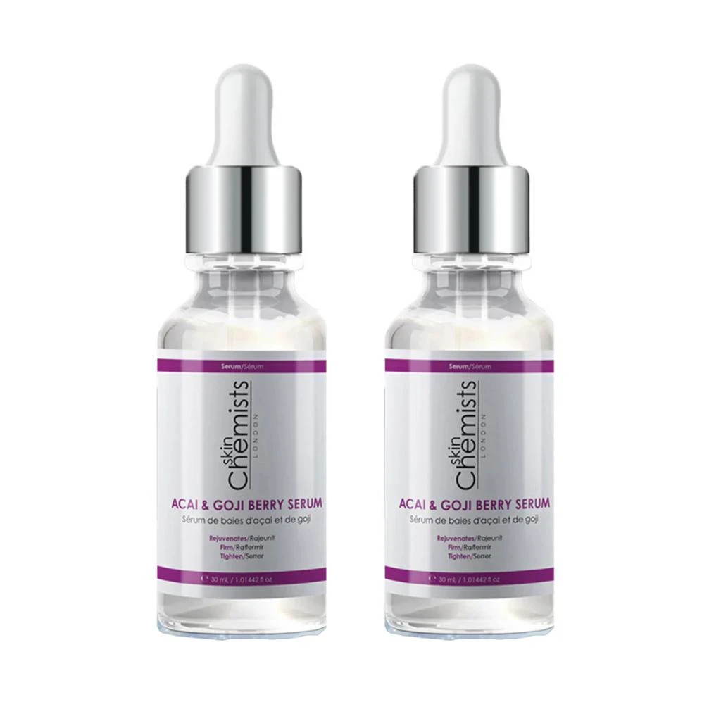 skinChemists Acai & Goji Berry Serum 30ml Twin Value Savings Pack 1