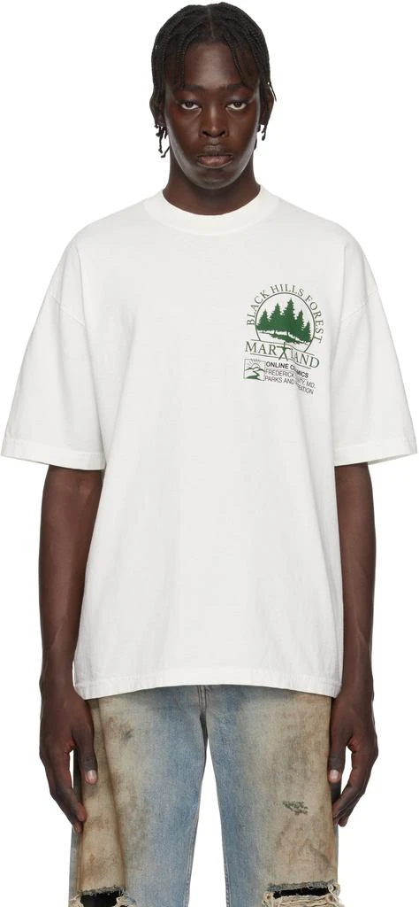 Online Ceramics Off-White The Blair Witch 'Black Hills Forest Map' T-shirt 1