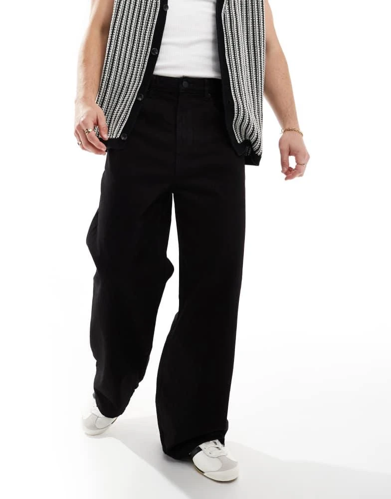 Cotton:On Cotton On super baggy denim jeans in heartbreaker black 5