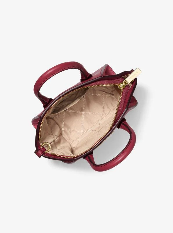 Michael Kors Avril Extra-Small Leather and Suede Satchel 2