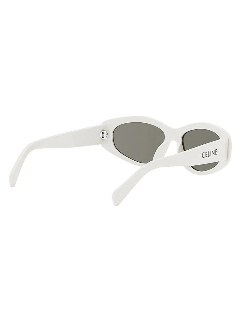 Celine Monochroms 57MM Geometric Sunglasses 7