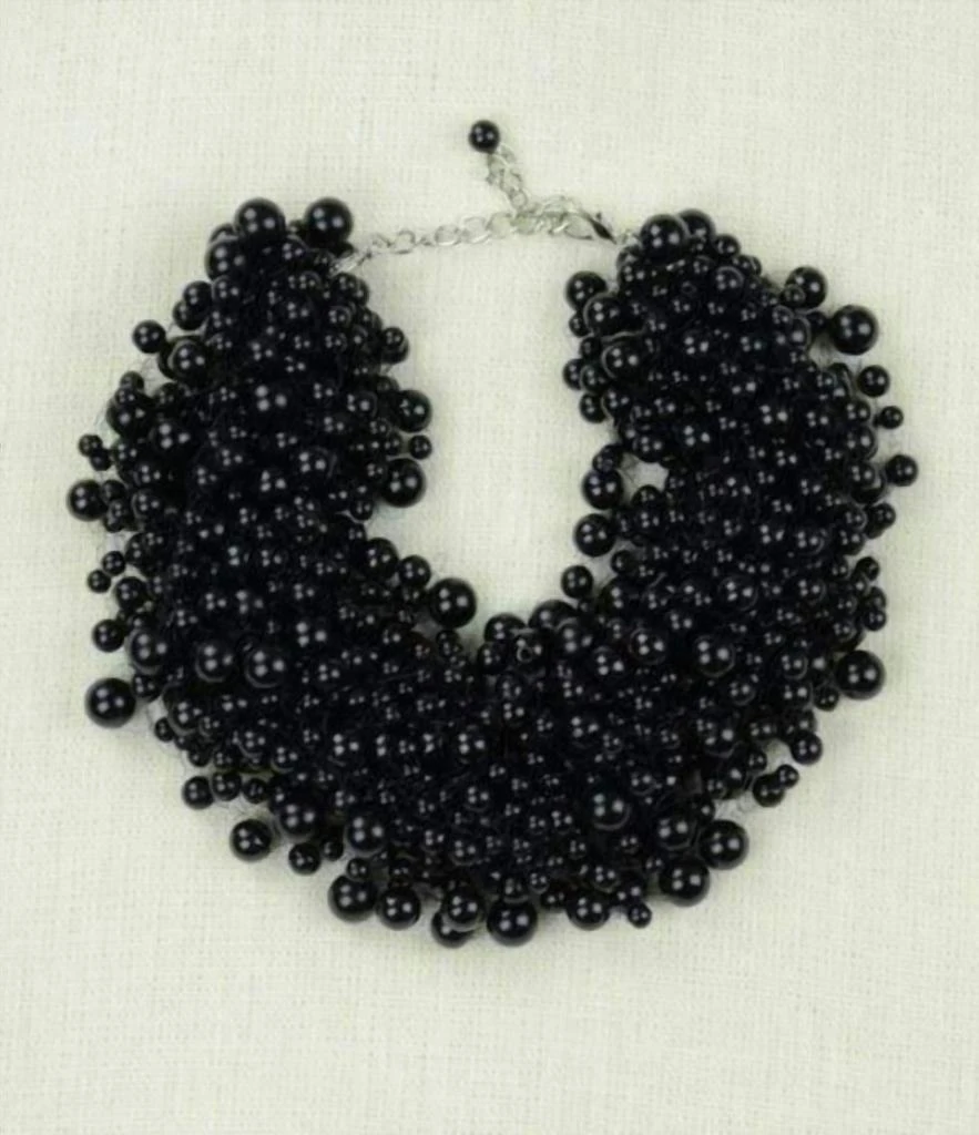 Crown Linen Crown Linen - Women's Onyx Cluster Necklace