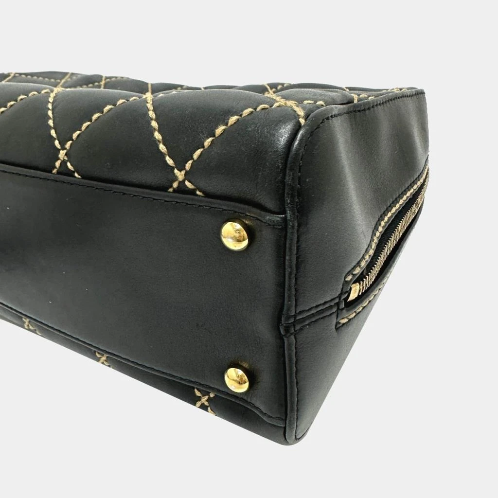 Chanel Chanel Black Cc Mark Vintage Hand Bag 6