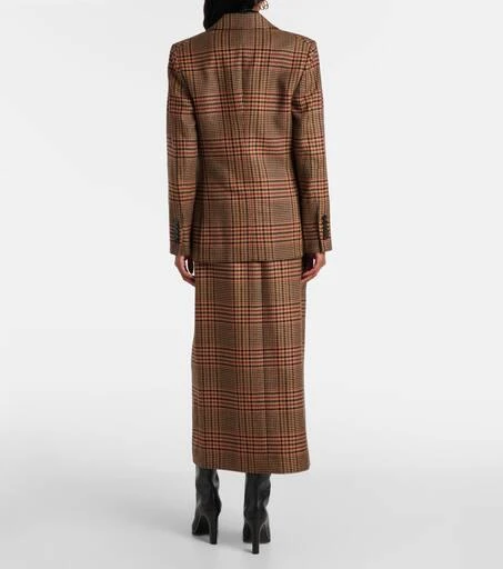 VERONICA BEARD Sevyn plaid virgin wool blazer 3