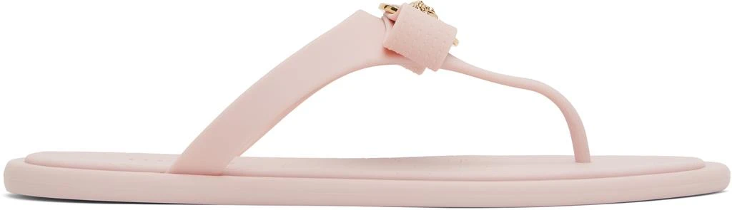 Versace Pink Gianni Ribbon Flip-Flops 1