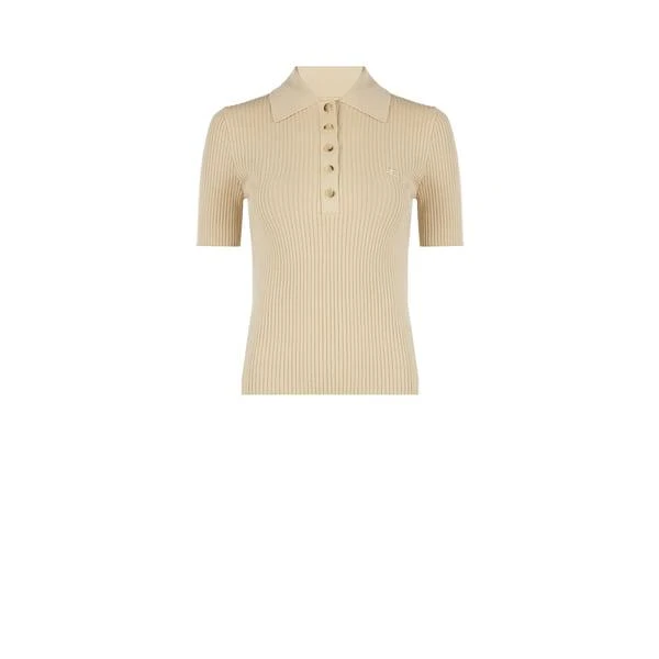 Courrèges Ribbed polo shirt 1