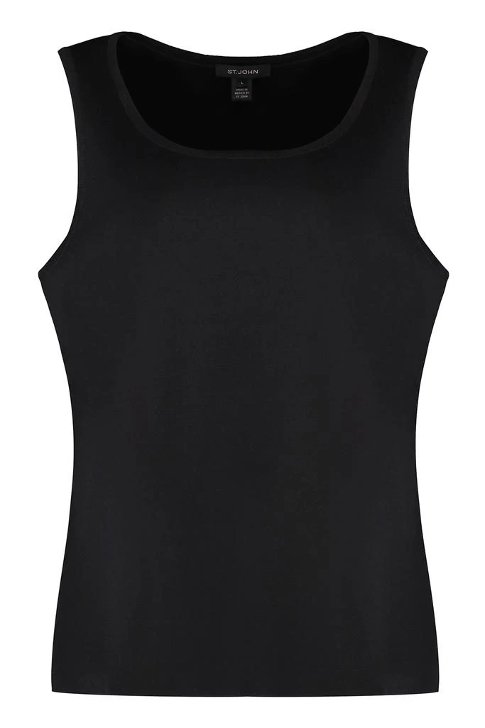 Alfieri & St.John Knitted Wool-blend Top 1