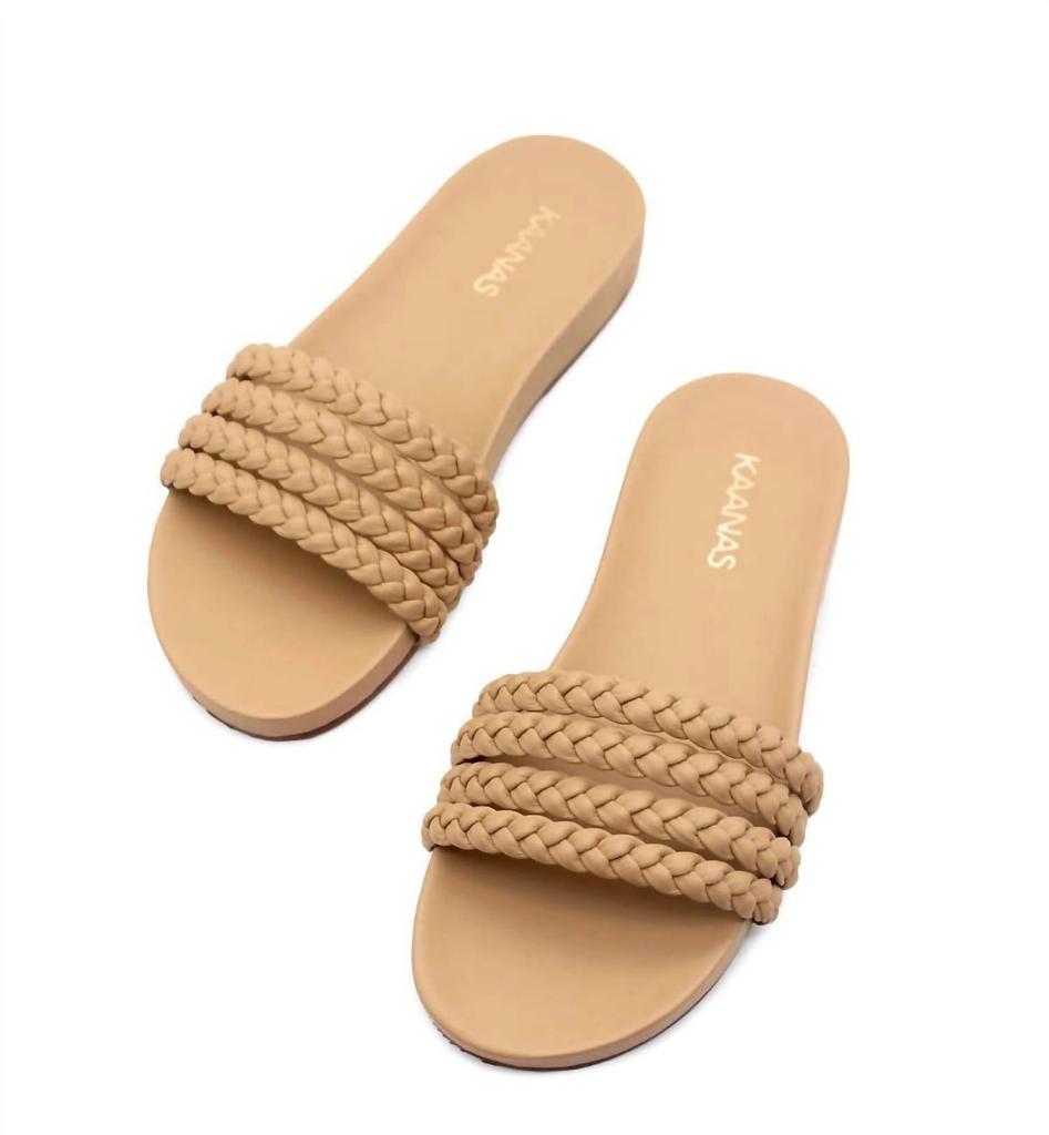 Kaanas Kaanas - Women's Ares Multi-braid Slide Sandal