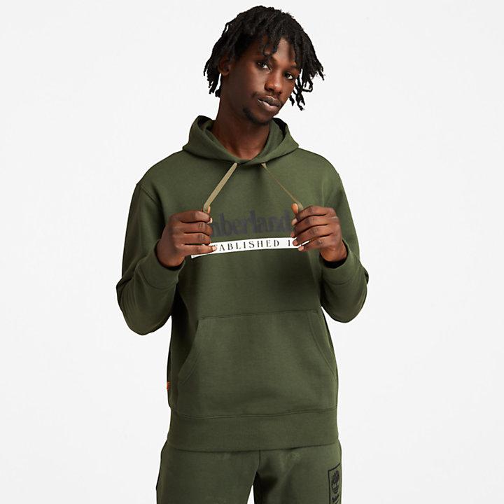 Timberland Established 1973 Hoodie for Men in Dark Green