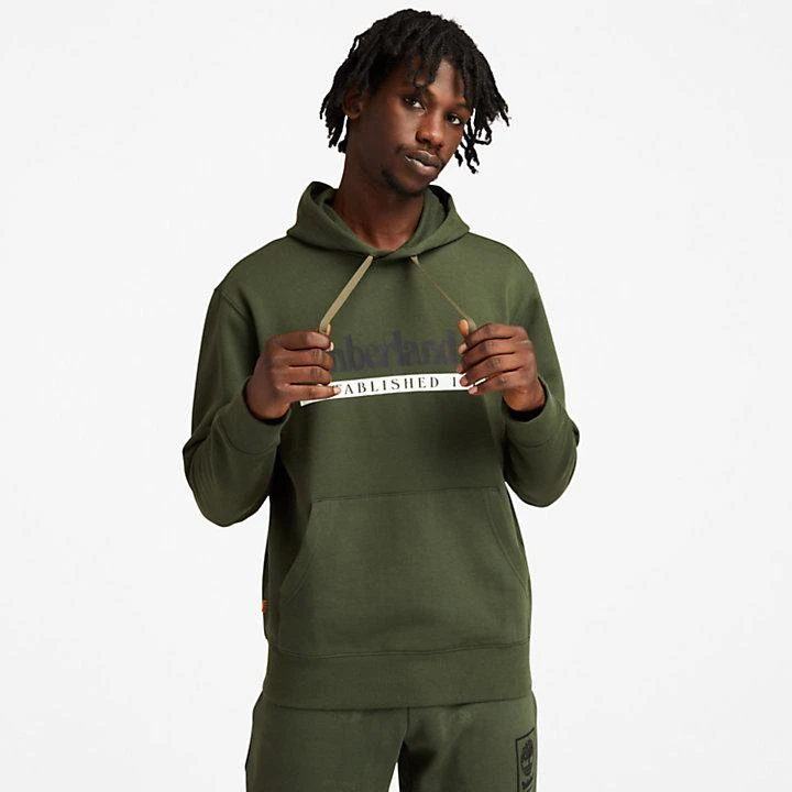 Timberland Established 1973 Hoodie for Men in Dark Green 1