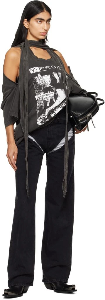 Y/Project Black Cut Out Jeans 4