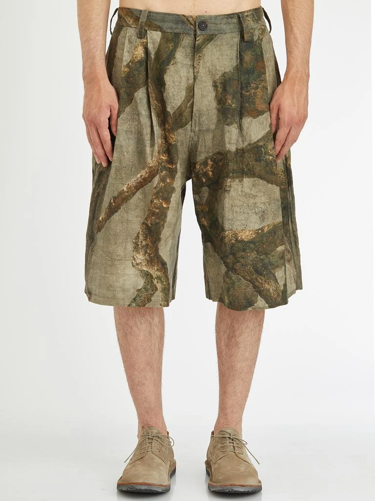 Ziggy Chen BERMUDA SHORTS WITH GRAPHIC PRINT 1