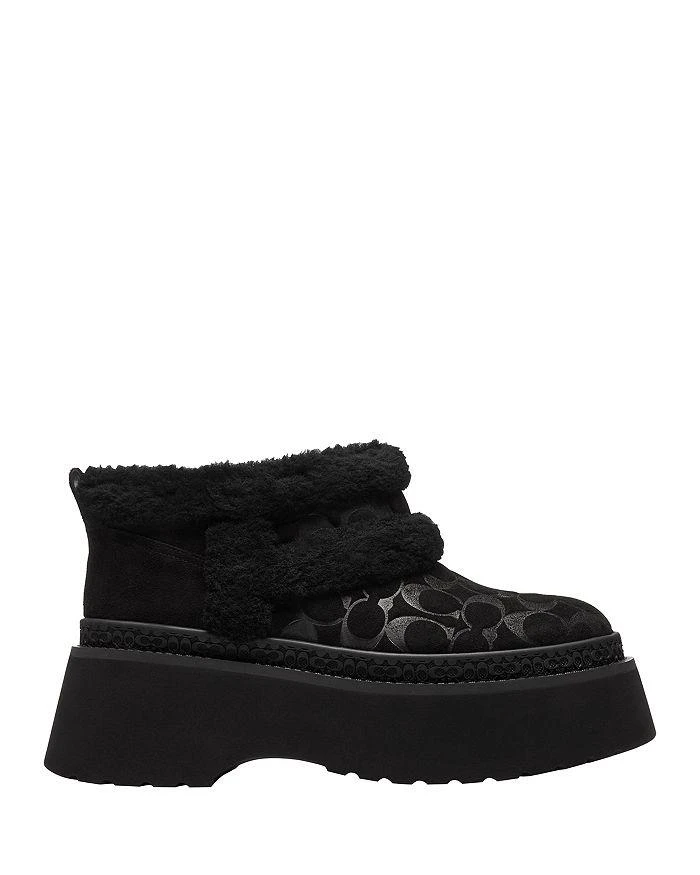 Coach Women's Christina Signature Shearling Booties 2