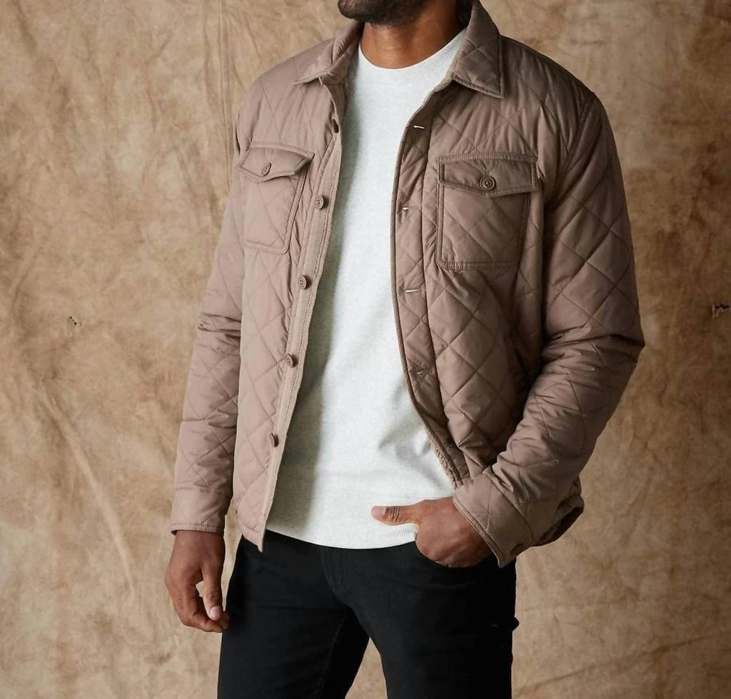 The Normal Brand The Normal Brand - Quilted Sherpa Lined Shacket 3