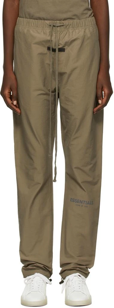 Essentials Taupe Track Lounge Pants 1